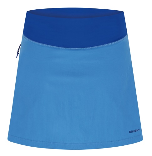 Husky Dámská funkční sukně se šortkami Flamy L blue
