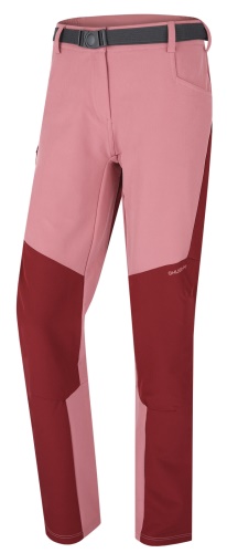 Husky Dámské outdoor kalhoty Keiry L bordo/pink