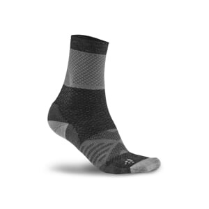 Ponožky CRAFT XC  Warm bílá s černou 34-36