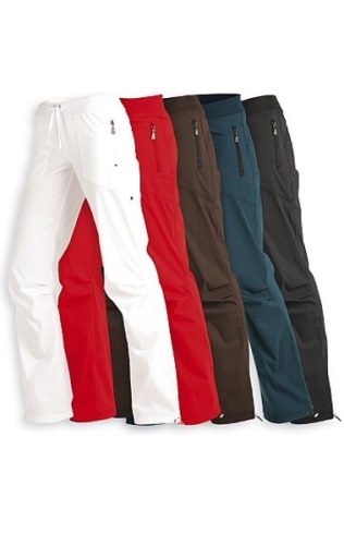 Kalhoty dámské dlouhé bokové LITEX 99518 bílé