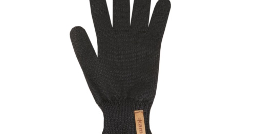Pletené Merino rukavice Kama RB209 110 - černá