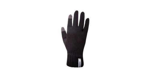 Pletené Merino rukavice Kama R301 110 - černá