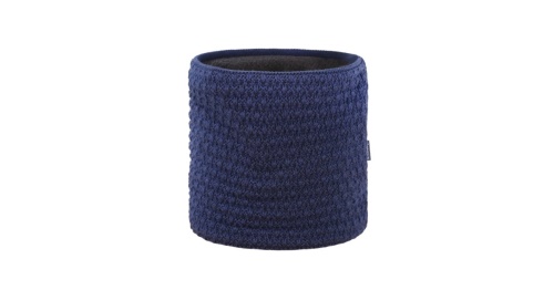 Pletený Merino nákrčník Kama S26 108 - tmavě modrá