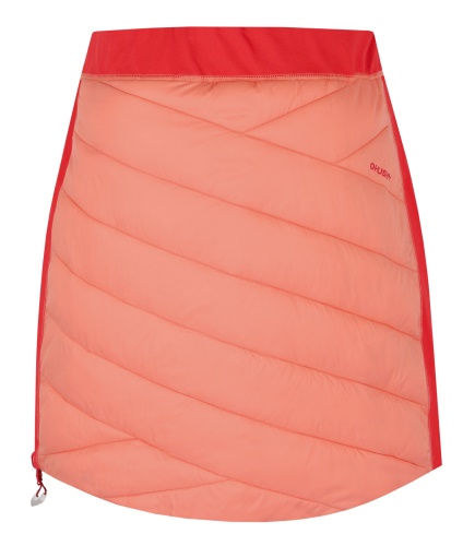 Husky Dámská oboustranná zimní sukně Freez L light orange/red