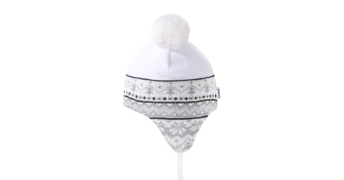 Dětská pletená Merino čepice Kama B89 101 - přírodně bílá