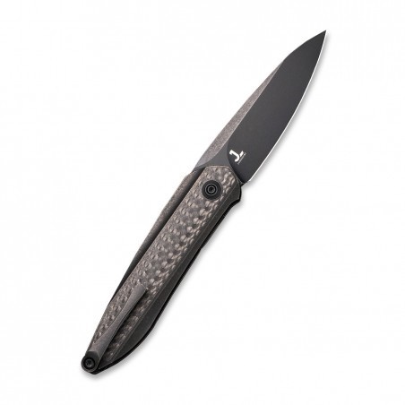 WEKNIFE Black Void Opus - Black Blade, Justin Lundquist design zavírací nůž 