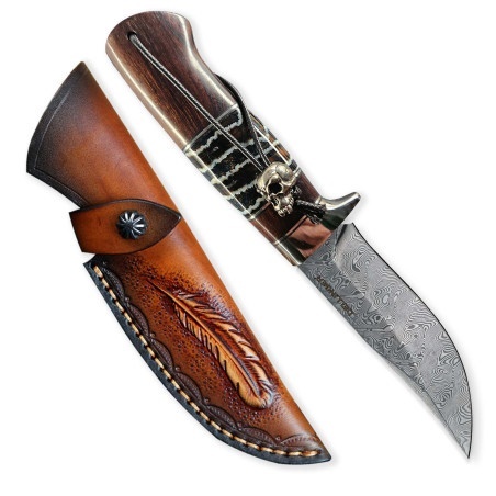 DELLINGER nůž lovecký Waldmann Full Damascus Nr.3