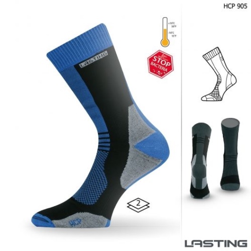 Hokejové ponožky LASTING HCP modré