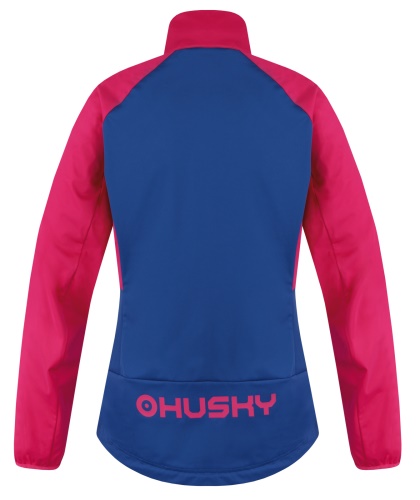 Husky Dámská softshell bunda Suli L pink/blue