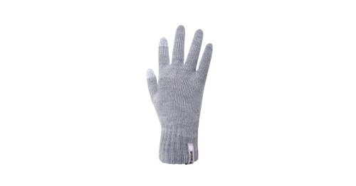 Pletené Merino rukavice Kama R301 109 - světle šedá