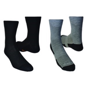 Ponožky VAVRYS LIGHT TREK CMX 2020 2-pack černá+šedá 37-39