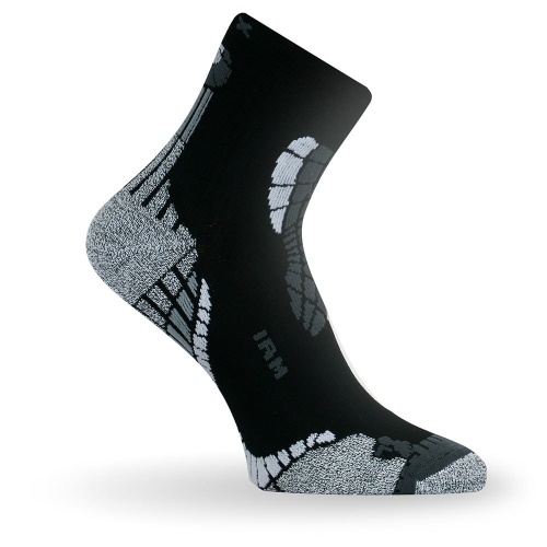 Běžecké ponožky LASTING IRM černobílé