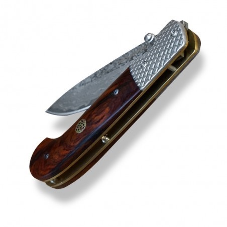 DELLINGER SISSO Sentinell VG-10 lovecký zavírací damaškový nůž