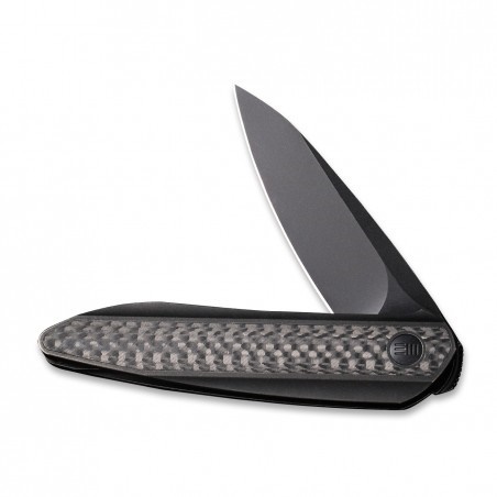 WEKNIFE Black Void Opus - Black Blade, Justin Lundquist design zavírací nůž 