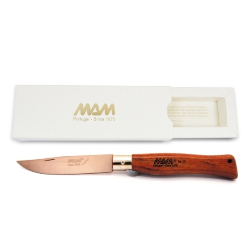 MAM Douro 2062 Bronze Titanium Zavírací nůž s pojistkou - bubinga 105 mm