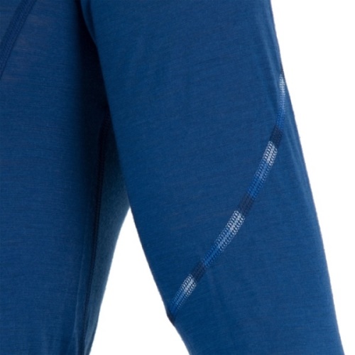 SENSOR Merino Air pánské triko s dlouhým rukávem modré