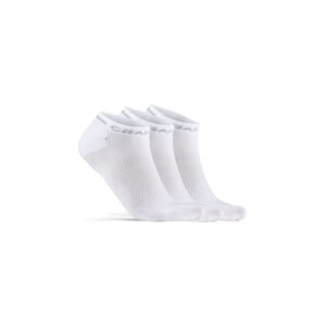 Ponožky CRAFT CORE Dry Shaftless 3-pack bílá 46-48