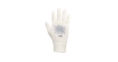 Pletené Merino rukavice Kama R104 101 - přírodně bílá