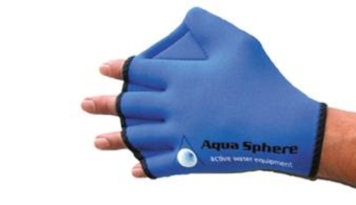 AQUA SPHERE plavecké rukavice modré