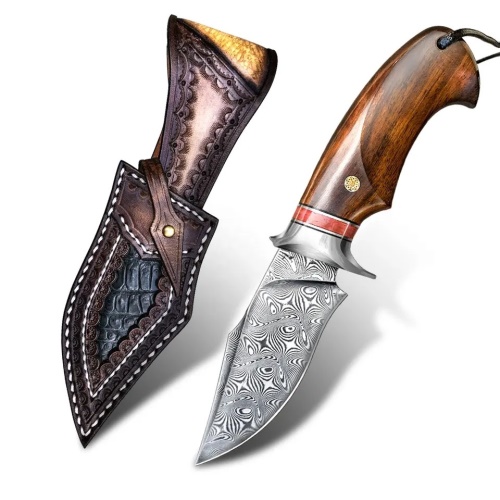 KnifeBoss lovecký damaškový nůž Iron Hunter