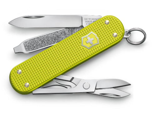 VICTORINOX Classic SD Alox Limited Edition 2023 Electric Yellow