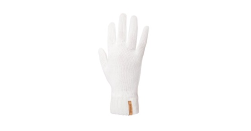 Pletené Merino rukavice Kama R102 101 - přírodně bílá