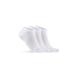 Ponožky CRAFT CORE Dry Footies 3-pack bílá 40-42