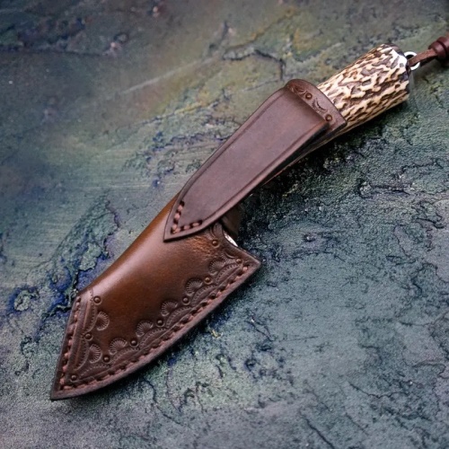 KnifeBoss lovecký damaškový nůž Antlers VG-10