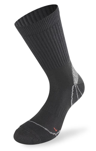 Ponožky LENZ Trekking 1.0 černé - 2 páry