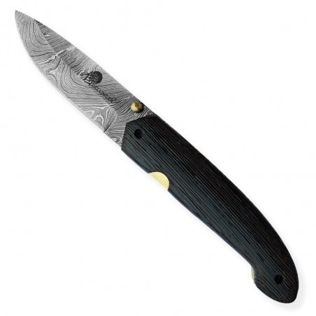 DELLINGER Damascus Floki lovecký zavírací nůž 