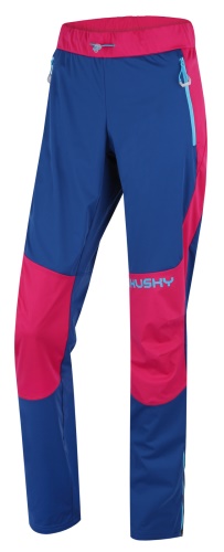Husky Dámské softshellové kalhoty Kala L pink/blue