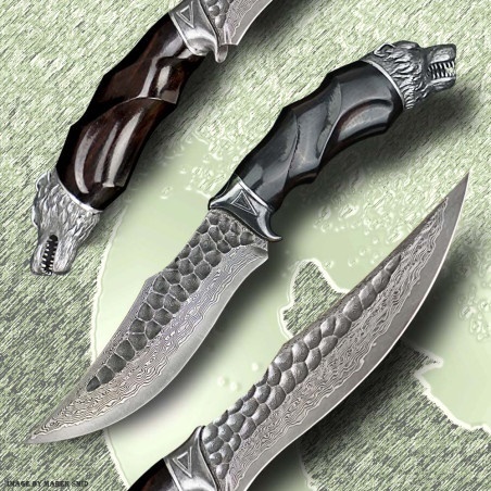 DELLINGER Wolf VG-10 lovecký nůž