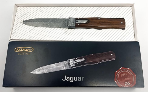 MIKOV vyhazovací nůž Damašek 241-DD-1/Jaguar-Cocobolo