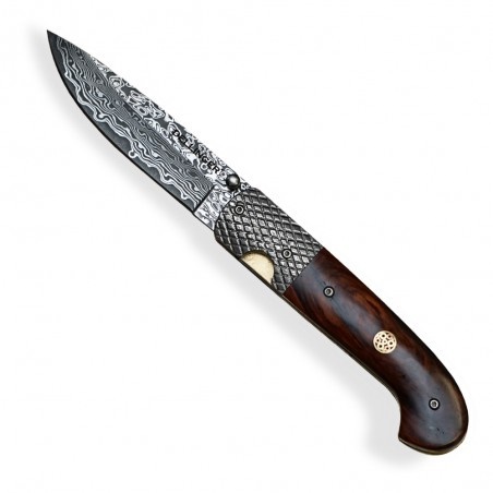DELLINGER SISSO Sentinell VG-10 lovecký zavírací damaškový nůž
