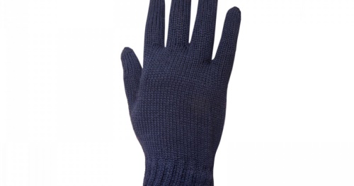 Pletené Merino rukavice Kama R101 108 - tmavě modrá