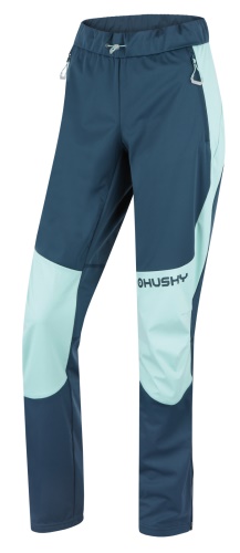 Husky Dámské softshellové kalhoty Kala L mint/turquoise