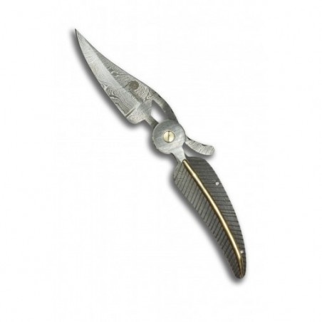DELLINGER Freydis Clip lovecký zavírací damaškový nůž 