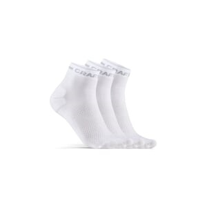 Ponožky CRAFT CORE Dry Mid 3-pack bílá 34-36