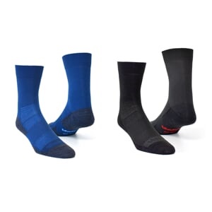 Ponožky VAVRYS LIGHT TREK CMX 2020 2-pack černá+modrá 40-42
