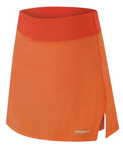Husky Dámská funkční sukně se šortkami Flamy L orange