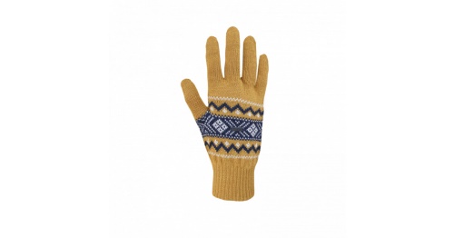Pletené Merino rukavice Kama R113 102 - žlutá