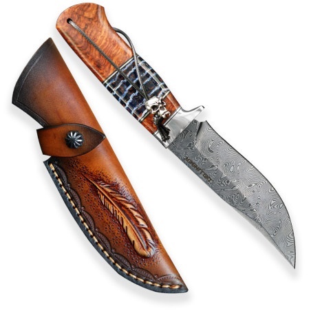 DELLINGER nůž lovecký Waldmann Full Damascus Nr.2