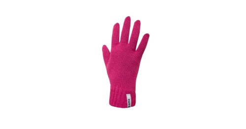 Pletené Merino rukavice Kama R101 114 - růžová
