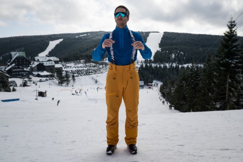 Husky Pánské lyžařské kalhoty Gilep M blue