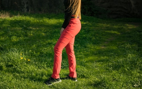 Husky Dámské outdoor kalhoty Kahula L jemná červená