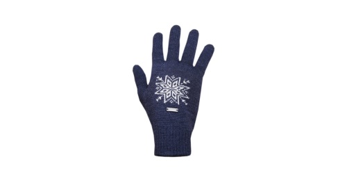 Pletené Merino rukavice Kama R104 108 - tmavě modrá