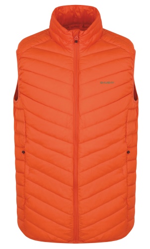 Husky Pánská péřová vesta Dresles M orange